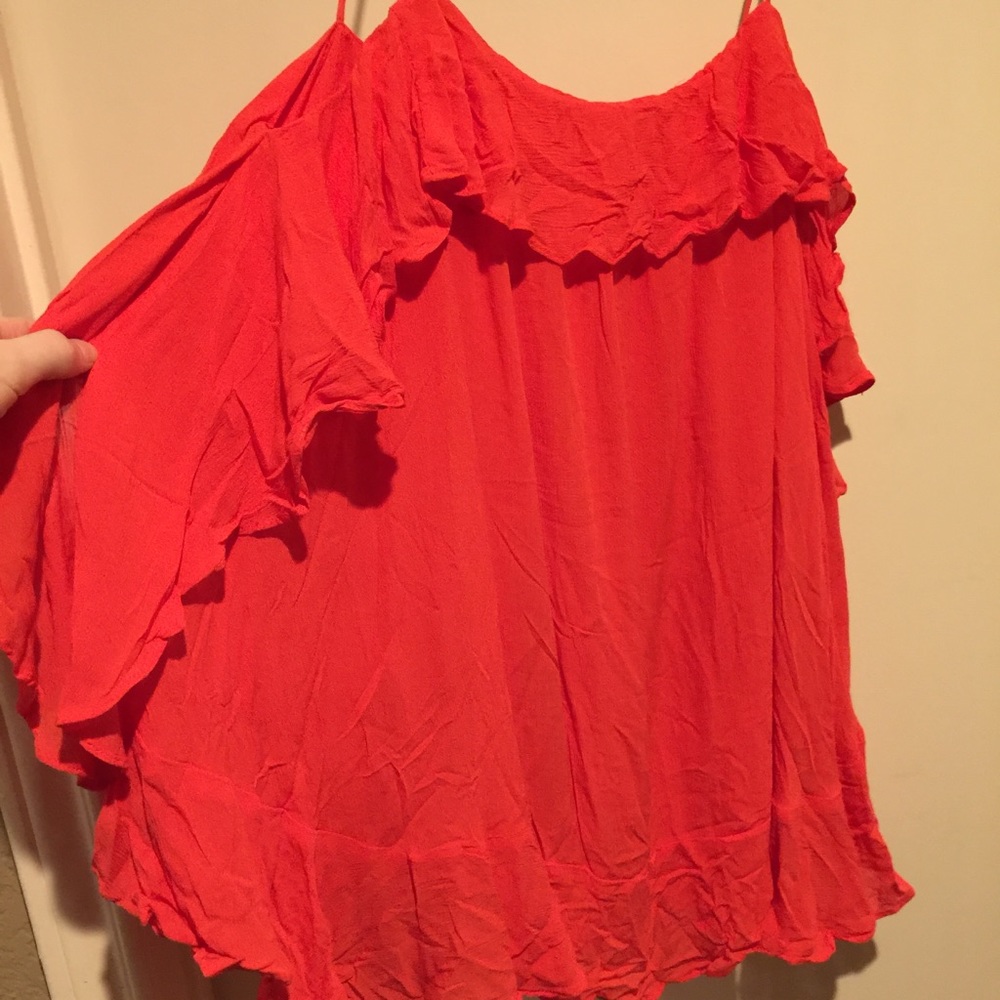 SOLD π Free People Boho Ruffle Top - Picture 5 of 8